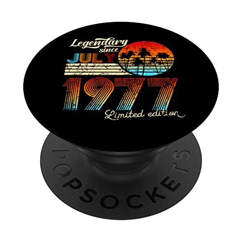 Comprar Legendario De Cumpleaños Desde Julio De 1977 Regalo Regalos PopSockets PopGrip Intercambiable Rebajas 2024 | regaloscumple.com