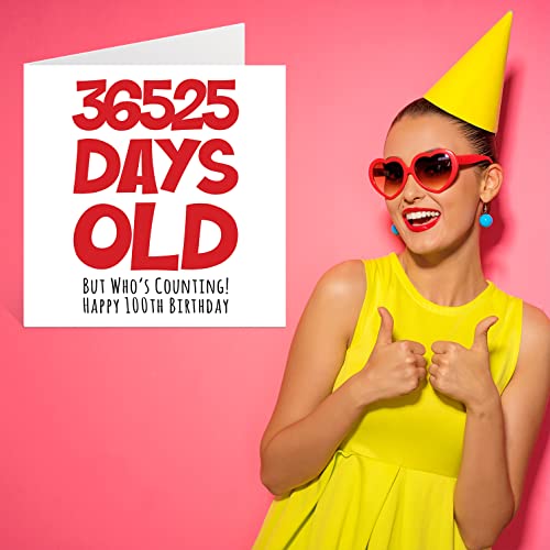 Ofertas Tarjeta de cumpleaños número 100 para hombres mujeres él ella