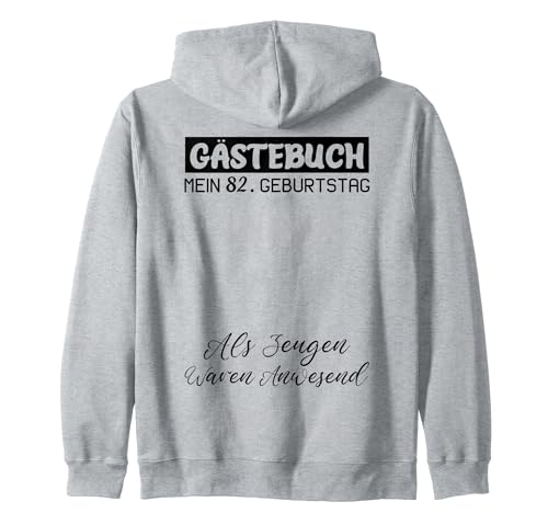 Consigue ahora Gästebuch Cumpleaños Mein 82. Geburtstag Libro visitas Firma Sudadera con Capucha Rebajas 2025 | regaloscumple.com