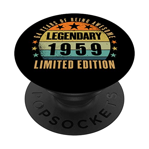 Comprar Navidad 64 cumpleaños Año nacimiento 1959 Edición limitada PopSockets PopGrip Intercambiable Top Precio 2025 | regaloscumple.com
