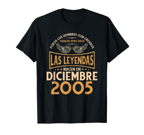 Consigue ahora Cumpleaños Hombre Regalos Catálogo Las Leyendas Diciembre 2005 Camiseta Ofertas 2024 | regaloscumple.com