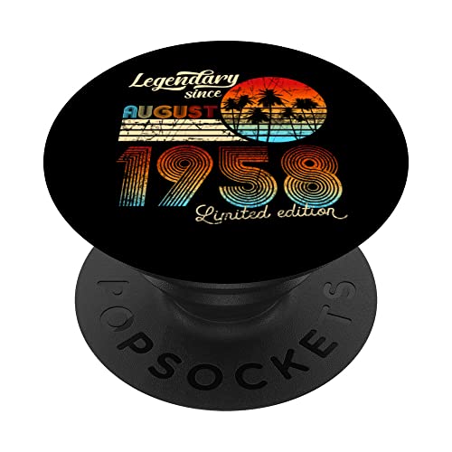 Comprar Legendario Cumpleaños De Cumpleaños Desde Agosto De 1957 Regalo PopSockets PopGrip Intercambiable Rebajas 2024 | regaloscumple.com