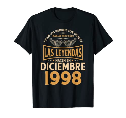 Consigue ahora Cumpleaños Hombre Catálogo Regalos Las Leyendas Diciembre 1998 Camiseta Rebajas 2025 | regaloscumple.com