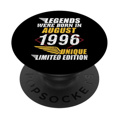 Comprar Cumpleaños Agosto 1996 Edición Limitada Regalo Legend PopSockets PopGrip Adhesivo Top Navidad Precio 2025 | regaloscumple.com