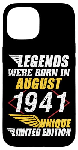 Comprar Carcasa para Promoción iPhone 15 Cumpleaños Agosto 1941 Edición Limitada Regalo Legend Ofertas 2024 | regaloscumple.com