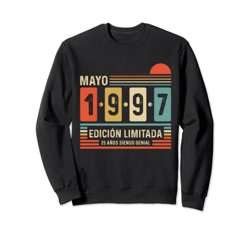 Comprar Navidad 25 Años Mayo 1997 Leyenda Regalo 25 Cumpleaños Sudadera Rebajas 2024 | regaloscumple.com