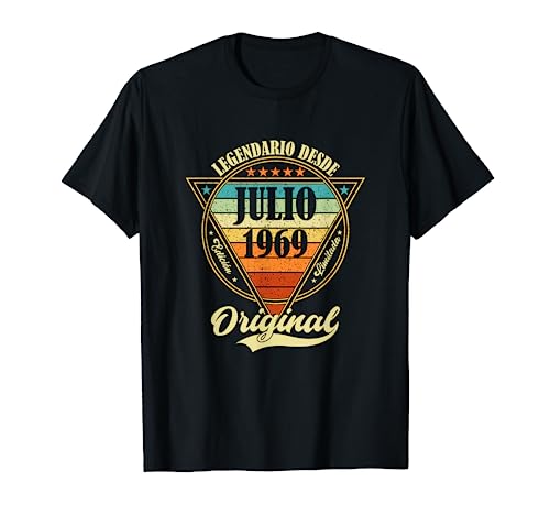 Consigue ahora 54 cumpleaños Nacido en Cumpleaños Julio 1969 Vintage 54 años Camiseta Rebajas 2024 | regaloscumple.com