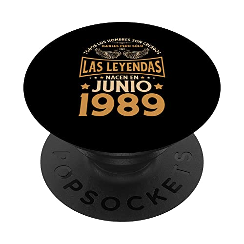 Consigue ahora Cumpleaños Hombre Regalos Las Leyendas Junio 1989 PopSockets PopGrip Intercambiable Top Cumpleaños Precio 2025 | regaloscumple.com