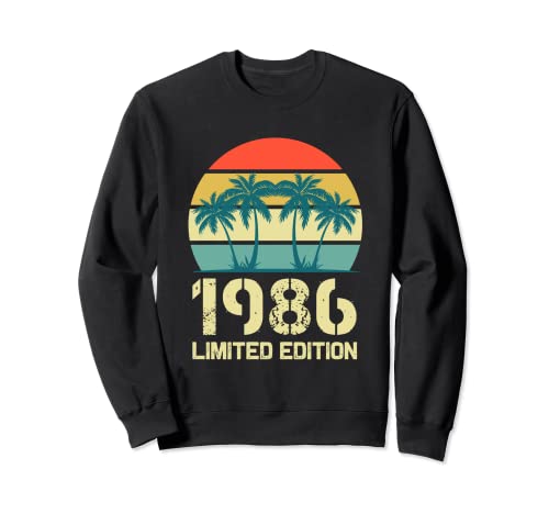 Consigue BlackFriday ahora Camisetas cumpleaños vintage 1986 para hombre divertidas cumpleaños 1986 Sudadera Top Precio 2024 | regaloscumple.com