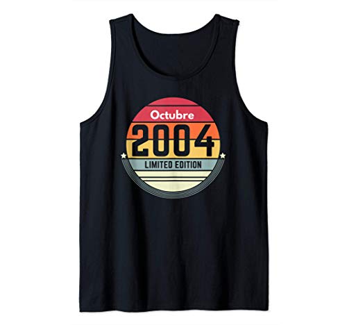 Consigue ahora 17 Años Ideas para regalar Cumpleaños Regalo Nacido En Octubre 2004 Vintage Camiseta sin Mangas Rebajas 2024 | regaloscumple.com