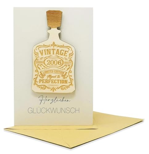 Comprar Woodland Mail Divertida tarjeta cumpleaños con botella madera en la parte delantera Aged to Perfection (2006) Ideas para regalar Top Precio 2024 | regaloscumple.com
