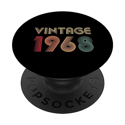 Comprar Regalo BlackFriday 55 cumpleaños 55 años hombres mujeres retro vintage 1968 PopSockets PopGrip Intercambiable Top Precio 2025 | regaloscumple.com