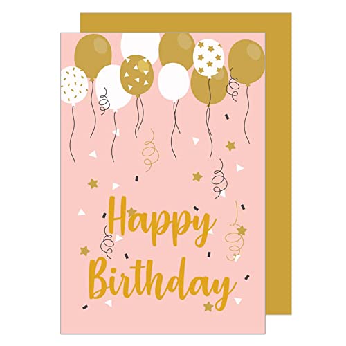 Consigue ahora Edition Seidel tarjeta cumpleaños Regalos primera calidad con repujado en oro fino y sobre - tarjeta felicitación cumpleaños para hombres y mujeres (G2890 SW022) Ofertas 2024 | regaloscumple.com