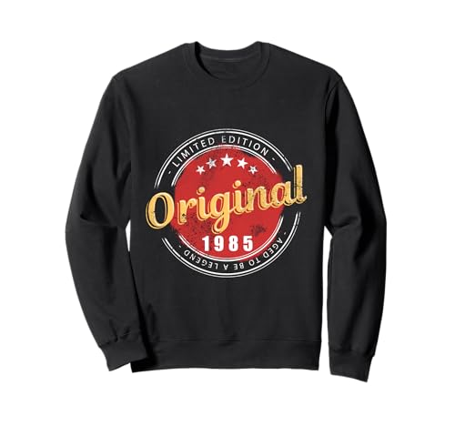 Consigue ahora Navidad Año nacimiento 1985 Original 1985 Cumpleaños Hombres Frfrauen Sudadera Top Precio 2025 | regaloscumple.com