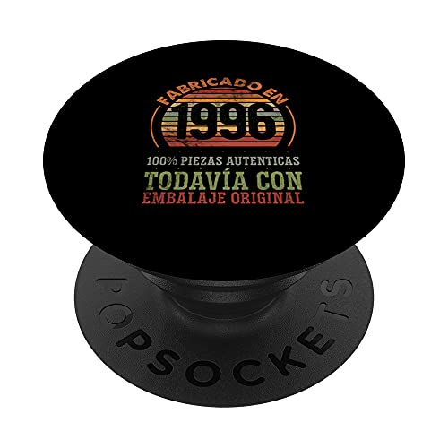 Consigue ahora 25 Años Cumpleaños Hombre Nacido En 1996 Regalo Promoción 25 Años PopSockets PopGrip Intercambiable Ofertas 2025 | regaloscumple.com