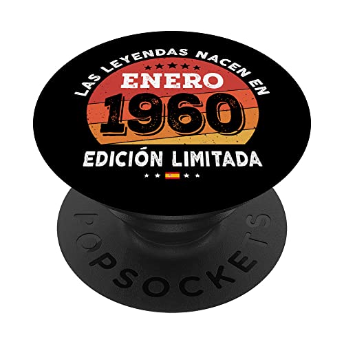 Comprar Las Leyendas nacen en Enero Catálogo 1960 - Regalo 62 años PopSockets PopGrip Intercambiable Top Precio 2024 | regaloscumple.com