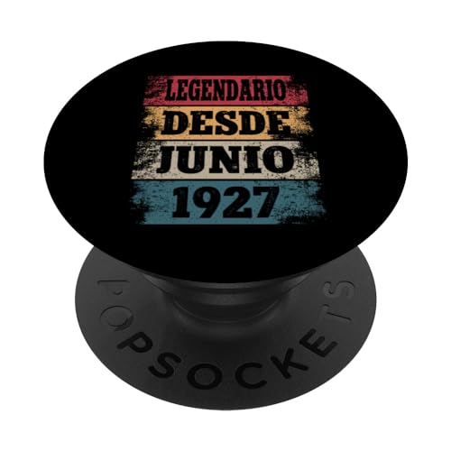 Comprar Legendario Desde Junio 1927 - Cumpleaños 97 Años PopSockets PopGrip Intercambiable Regalos Rebajas 2024 | regaloscumple.com