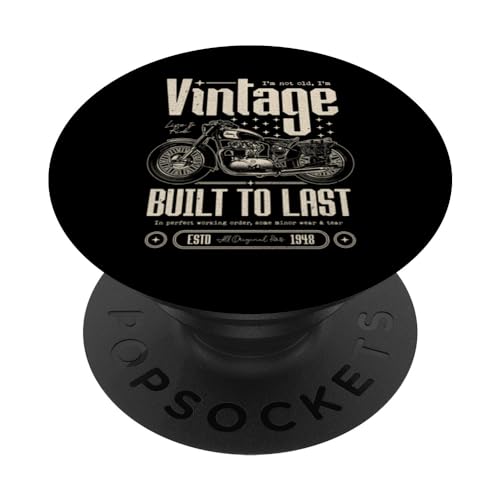 Consigue ahora BlackFriday Cumpleaños motos motociclistas vintage nacido en 1948 PopSockets PopGrip Intercambiable Top Precio 2024 | regaloscumple.com