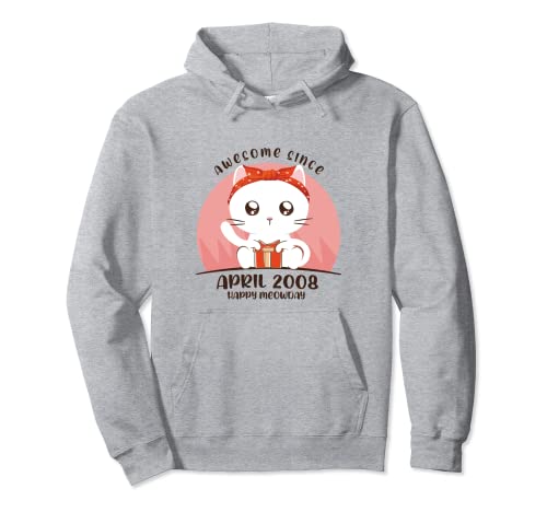 Consigue ahora 14 años Cumpleaños Kawaii Anime Cat Abril Catálogo 2008 Sudadera con Capucha Ofertas 2023 | regaloscumple.com