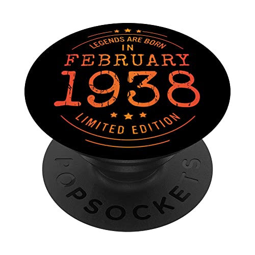 Comprar Cumpleaños Febrero 1938 Edición Regalos Limitada Regalo February PopSockets PopGrip Intercambiable Ofertas 2024 | regaloscumple.com
