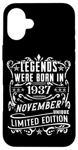 Comprar Carcasa para iPhone Navidad 16 Plus Cumpleaños Noviembre 1937 Edición Limitada Regalo Vintage Ofertas 2025 | regaloscumple.com