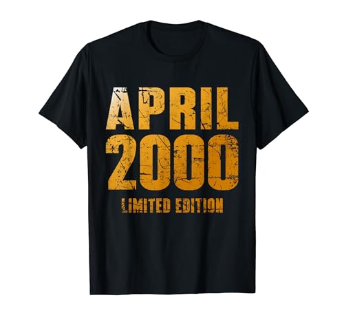 Consigue ahora 23 Cumpleaños Hombre 23 Años BlackFriday Edición Limitada Abril 2000 Camiseta Ofertas 2024 | regaloscumple.com