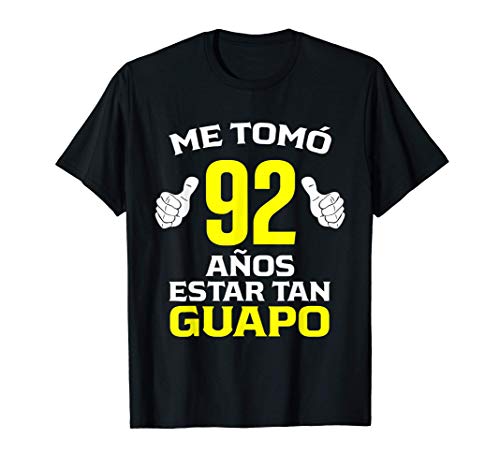 Comprar Hombre 92 Años Regalo Cumpleaños 92 Ideas para regalar para él Camiseta Ofertas 2025 | regaloscumple.com