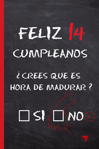 Comprar FELIZ 14 CUMPLEAÑOS: Divertido Cuaderno Notas Diario Personal Libreta Cumpleaños Apuntes o Agenda | Regalo Original para Amigos Pareja o Familiares. Ofertas 2025 | regaloscumple.com