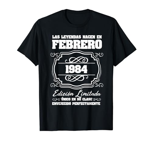 Oferta Las nacen Febrero 40 Camiseta