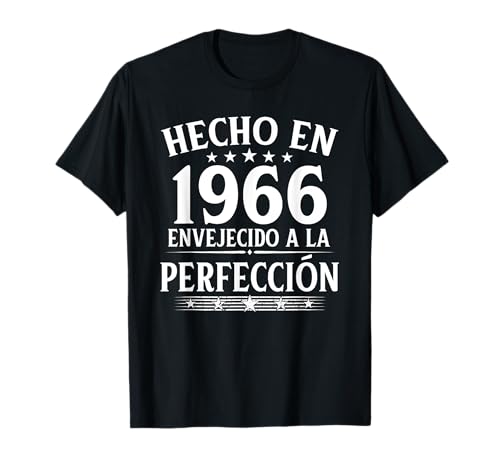 Comprar Hecho En 1966 Catálogo Regalo Para Hombre 55 Años Cumpleaños Mujer Camiseta Ofertas 2024 | regaloscumple.com