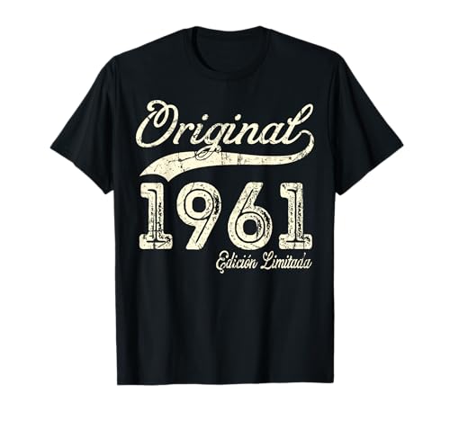Consigue ahora Original 1961 62 Años Cumpleaños Cumpleaños Hombre Fabricado En 1961 Camiseta Top Precio 2023 | regaloscumple.com