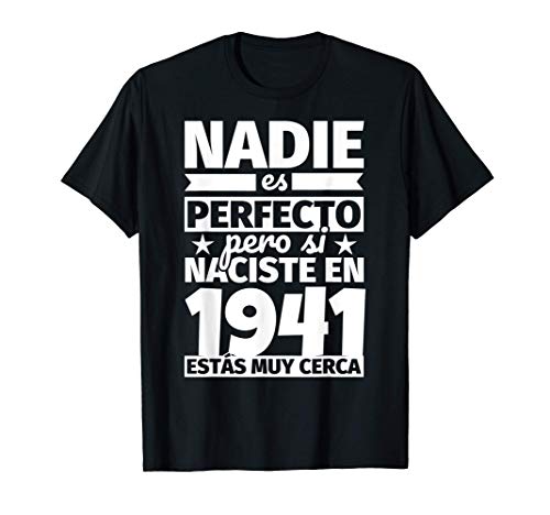 Comprar Catálogo 1941 cumpleaños divertido regalo cumpleaños Camiseta Ofertas 2025 | regaloscumple.com