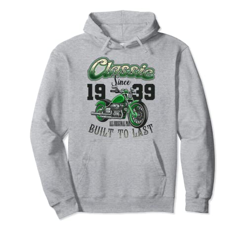 Consigue ahora Vintage motociclistas motos cumpleaños nacido en 1939 Sudadera con Regalos Capucha Top Precio 2024 | regaloscumple.com