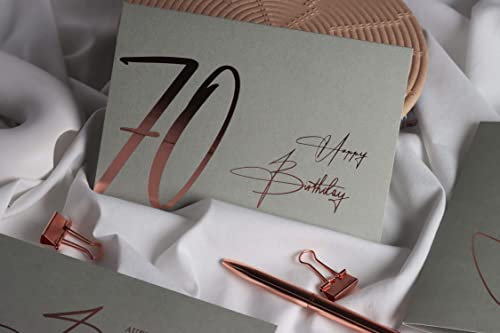Ofertas en regaloscumple.com Tarjeta cumpleaños Happy 70 Tarjeta 70 con y sello