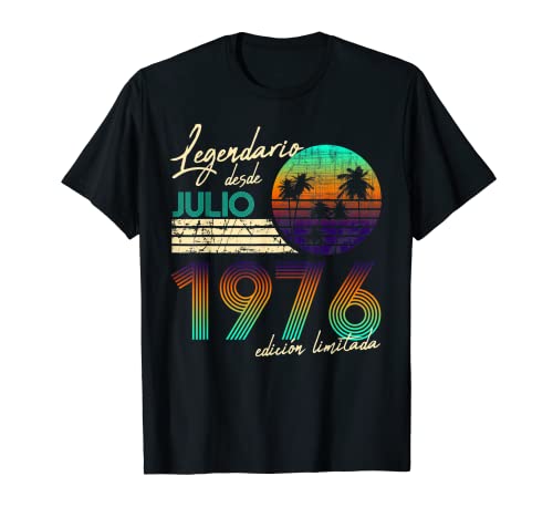 Comprar Cumpleaños Hombre Regalos Legendario Regalos Desde Julio 1976 Camiseta Rebajas 2025 | regaloscumple.com