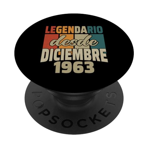 Comprar Legendario Ideas para regalar Desde Diciembre 1963 - Cumpleaños 61 Años PopSockets PopGrip Intercambiable Rebajas 2024 | regaloscumple.com