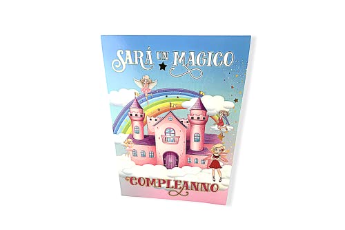 Comprar LINA OFFICINE GRAFICHE CREATIVE Tarjeta felicitación cumpleaños 3D hada volante – Regalo para niña – Sonoro (sonido Firework) 22 x 16 Promoción cm Rebajas 2024 | regaloscumple.com