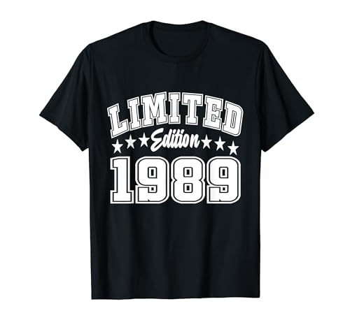 Comprar Edición limitada 1989 Cumpleaños BlackFriday 1989 Edición Cumpleaños Camiseta Ofertas 2024 | regaloscumple.com