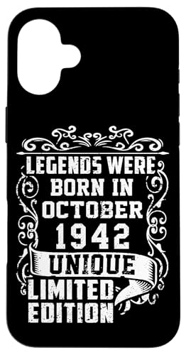 Consigue ahora Carcasa para iPhone 16 Plus Cumpleaños Cumpleaños Octubre 1942 Edición Limitada Regalo Used Vintage Ofertas 2024 | regaloscumple.com