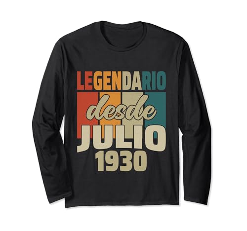 Comprar Legendario Desde Julio 1930 - Cumpleaños 94 Años Promoción Manga Larga Top Precio 2024 | regaloscumple.com