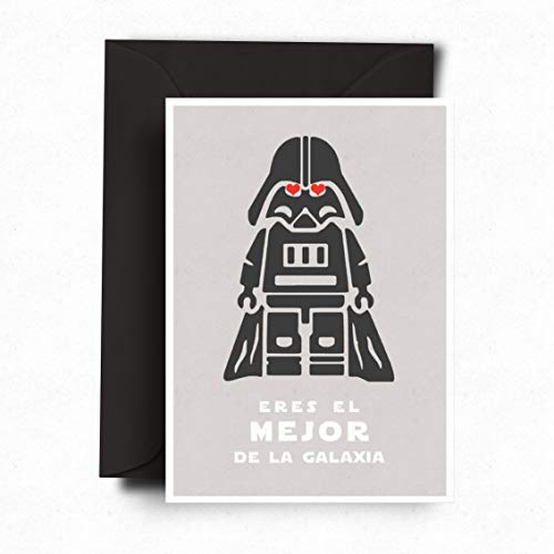 Consigue ahora Tarjeta Día del Padre ⎪Postal Día del Padre Star Wars⎪Regalo Original Guerra las Galaxias⎪ ATENCIÓN: Navidad no es doble ⎪Tarjeta cumpleaños hombre original Rebajas 2024 | regaloscumple.com