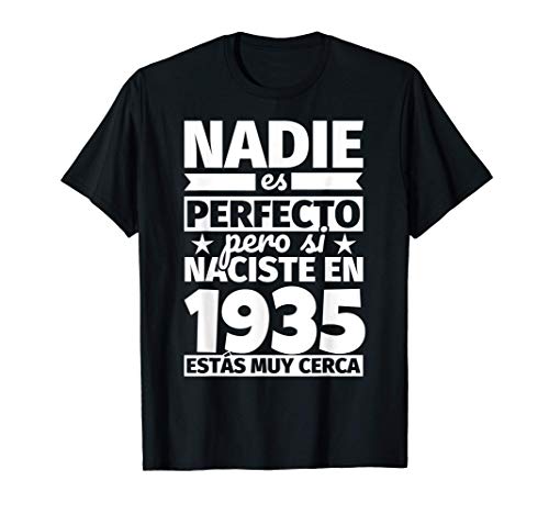 Consigue ahora 1935 cumpleaños divertido regalo Ideas para regalar cumpleaños Camiseta Ofertas 2023 | regaloscumple.com
