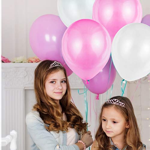 Ofertas JOJOR Rosas Blanco,100 Globos Rosas Globos Bodas, Cumpleaños Bautizo Shower 1 Rosas