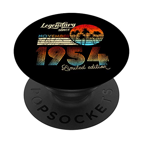 Consigue ahora Cumpleaños Legendario Desde Noviembre De 1954 Regalo. PopSockets Catálogo PopGrip Intercambiable Rebajas 2024 | regaloscumple.com