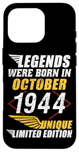 Consigue ahora Carcasa para iPhone 16 Pro Cumpleaños Octubre 1944 Edición Limitada Regalo Catálogo Used Vintage Ofertas 2025 | regaloscumple.com