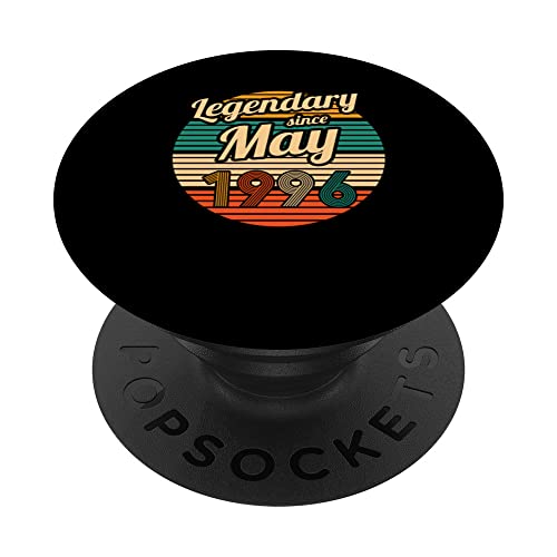 Consigue ahora Legendario desde mayo 1996 27 cumpleaños hombres PopSockets Navidad PopGrip Intercambiable Ofertas 2025 | regaloscumple.com