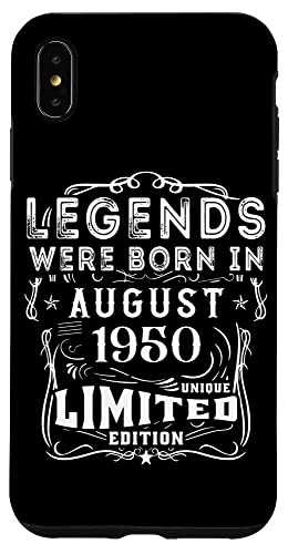 Comprar Carcasa Catálogo para iPhone XS Max Cumpleaños Agosto 1950 Edición Limitada Regalo Legend Rebajas 2024 | regaloscumple.com