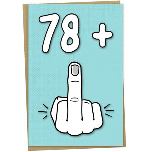 Comprar Tarjeta Cumpleaños 79 cumpleaños 78 + 1 divertida tarjeta cumpleaños para mujeres u hombres 79 años Ofertas 2024 | regaloscumple.com