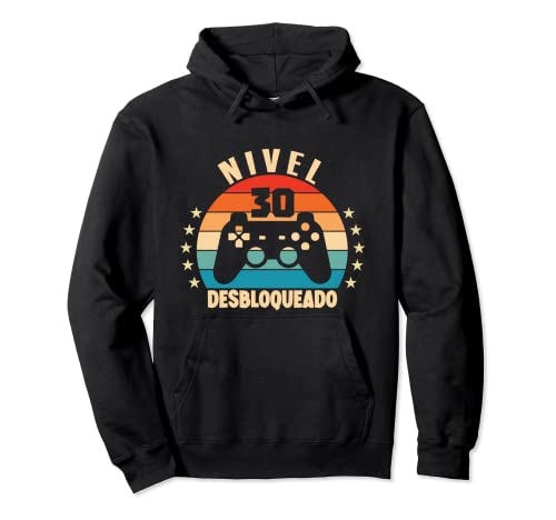 Comprar Nivel 30 Desbloqueado Gamer 30 Años 1993 Divertido Chico Sudadera con Regalos Capucha Rebajas 2024 | regaloscumple.com