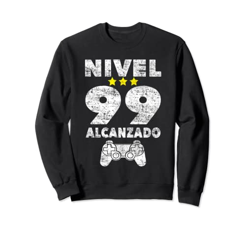 Comprar BlackFriday Nivel 99 Alcanzado Cumpleaños 99 Años Sudadera Top Precio 2025 | regaloscumple.com